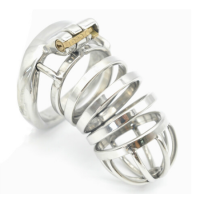 COCK BLOCKED "SAM" CHASTITY CAGE 45mm WITH INTEGRATED LOCK